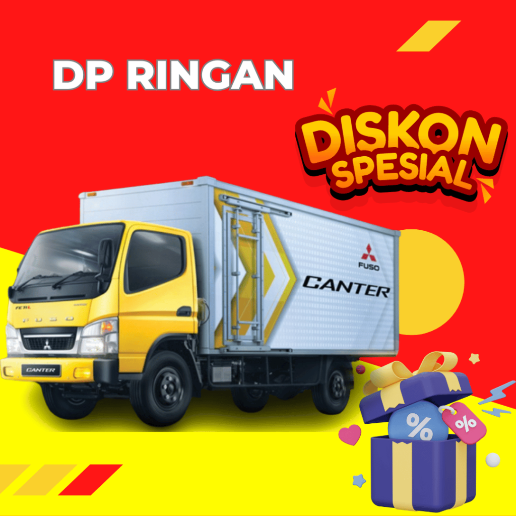 promo mitsubishi jakarta pusat - kredit canter DP Ringan